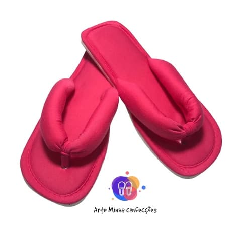 Pantufa Chinelo De Quarto de Verão unissex, Em Tecido Malha, Solado Flexível, Conforto para Casa
