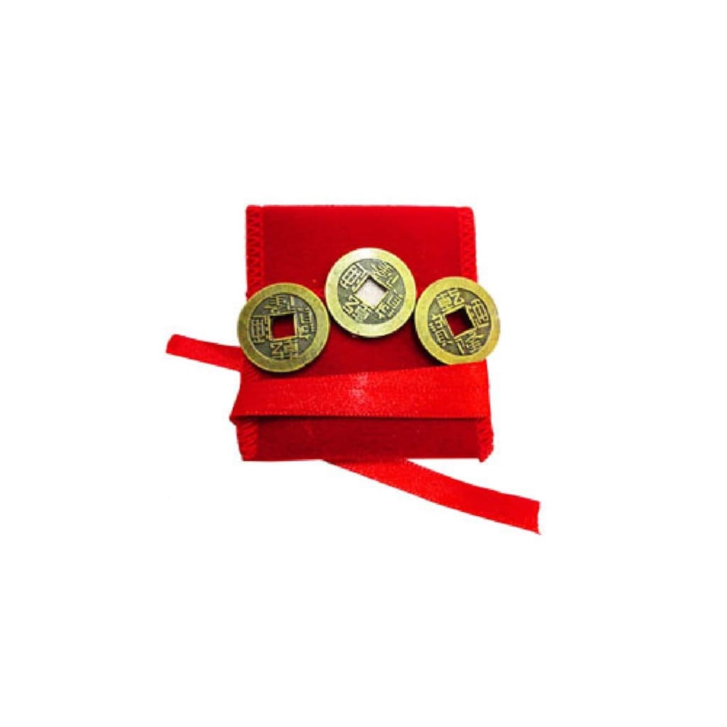 Moedas Feng Shui I Ching 3 Moedas