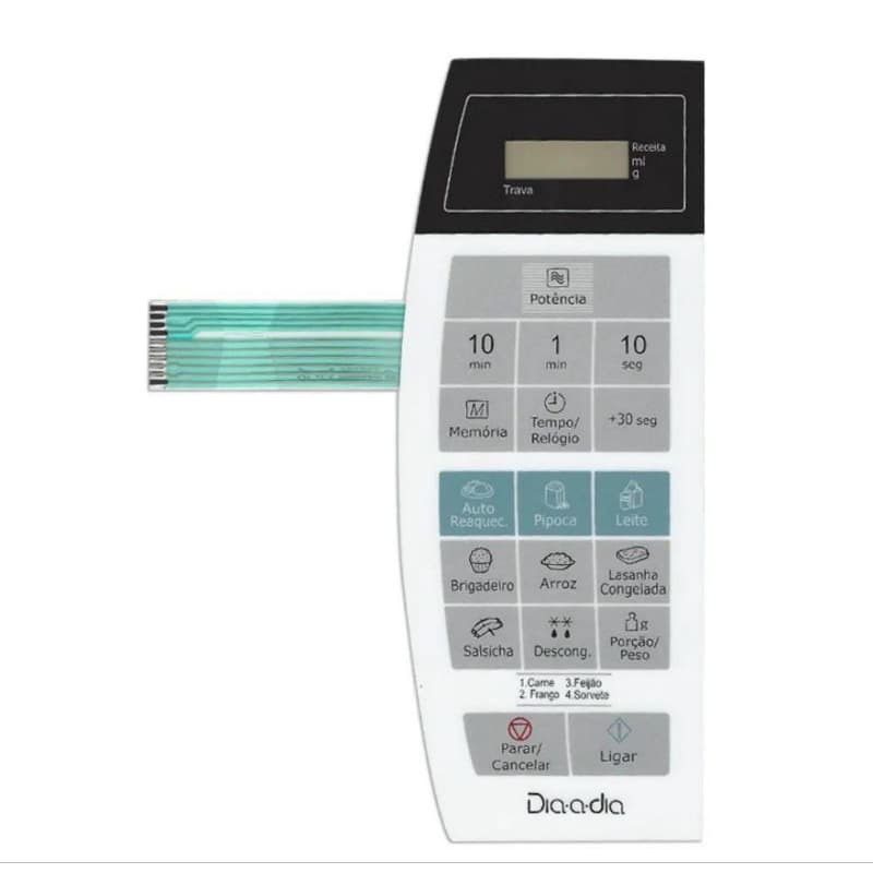 Membrana Teclado Microondas Panasonic Nn st252w Nnst252w Nnst 252w