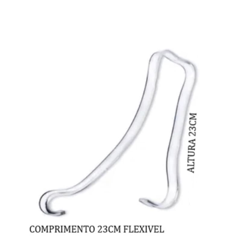 10 Expositor de Sandália Grande - Acrílico Transparente