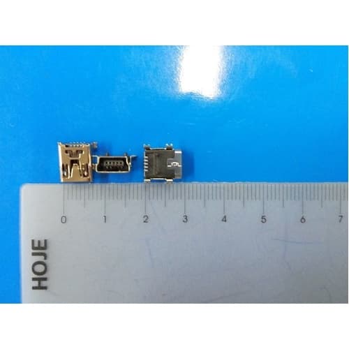 Kit 55pçs Conector Mini Usb Fêmea Smd