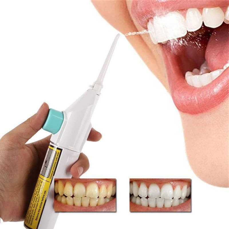Power Floss Limpador Irrigador Dental A Jato Limpeza Bucal Oral Boca Dentes Gengiva.