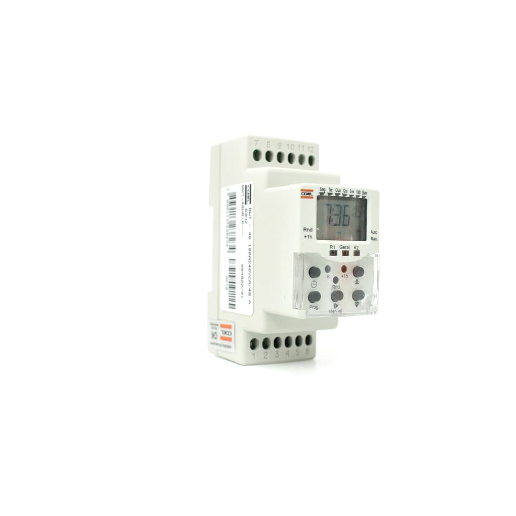 Temporizador Horário Timer Digital Bwt40hr Da Coel - 1 Saída Com Bateria Recarregável