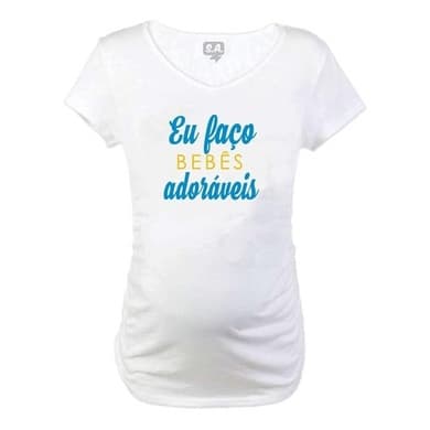 Baby Long Gestante Personalizada Eu Faço Bebês Adoráveis