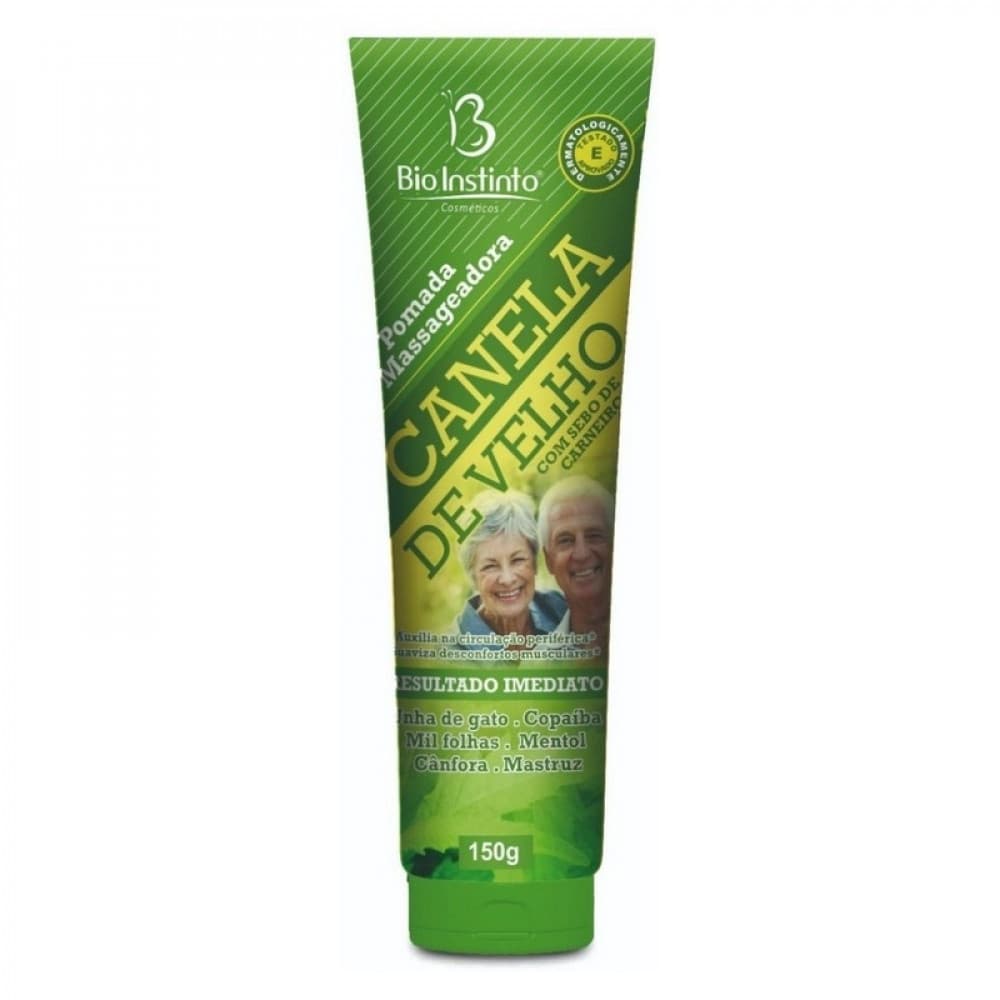Bio Instinto Canela De Velho Pomada P/ Massagem 150g