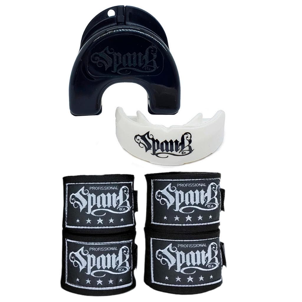 Kit 2 Pares Bandagem 3m e Protetor Bucal - BRANCO