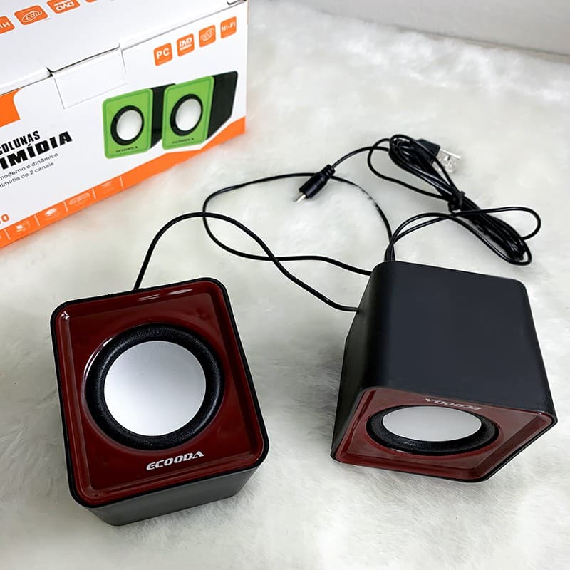 Caixa de alto-falante USB P2 para computadores desktop, laptops, pequenos alto-falantes de alta qualidade