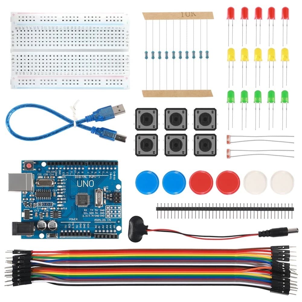 Kit Eletronica Compatível Com Arduino Para Iniciantes
