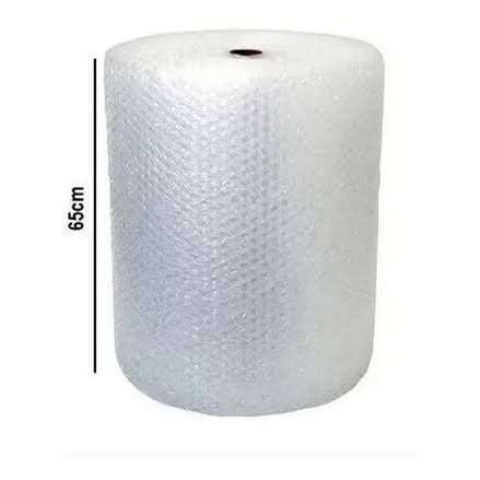 Plástico bolha 65 cm x 50 metros ENVIO IMEDIATO (25 micras)