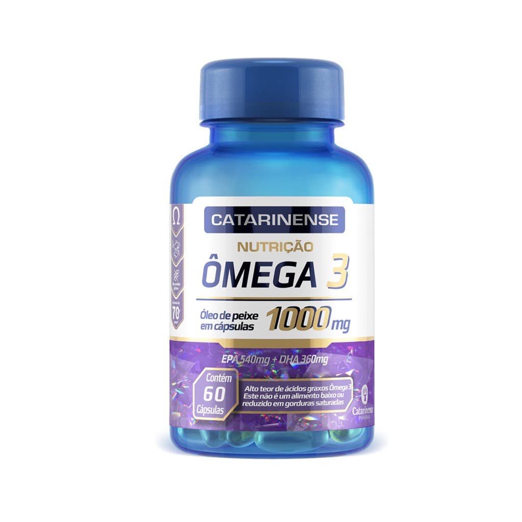 Ômega 3 1000mg 60 Cápsulas - Catarinense