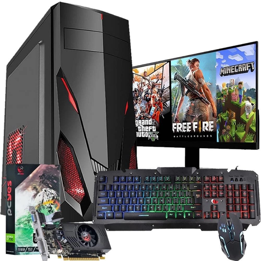 Pc Gamer Completo Amd A4 4.0ghz, 8gb , ssd, Frete Grátis