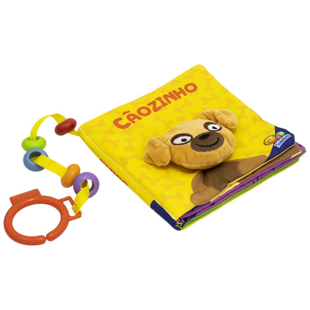 Bichinhos Fofinhos II: Caozinho Livro Educativo Pedagogico de Pano - Todo Livro