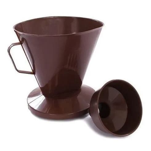 Kit Porta Filtro + Adaptador P/ Garrafa Térmica Coador Café