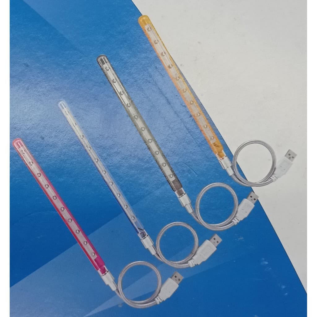 Mini Luminária 10 Led Articulável De Leitura Portátil USB COR ALEATORIA