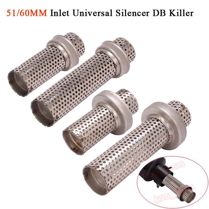Silenciador De Escape Universal DB Killer 51mm/60mm I.D Moto Exhaust