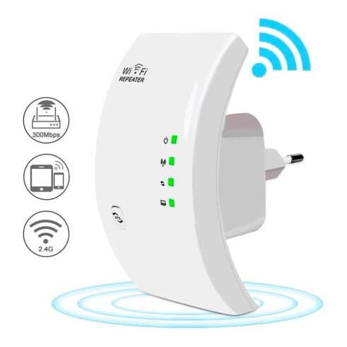 Repetidor de Sinal Amplificador Wireless Wifi 300mbps LEHMOX - LEY-72