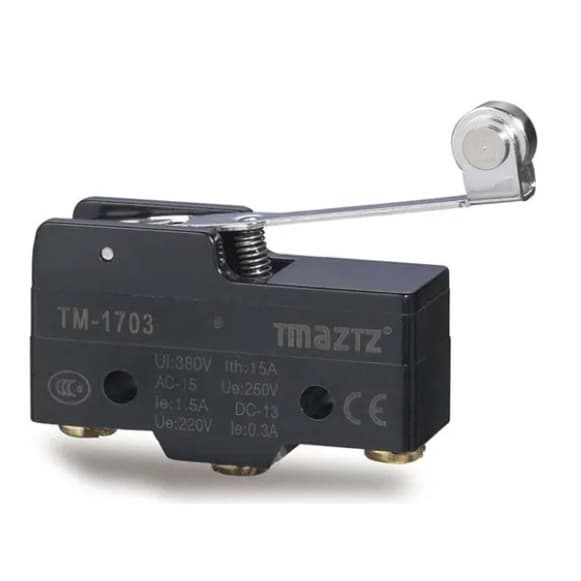 Micro Fim De Curso FM 1703 Alavanca Media C/ Roldana 1NAF - HS Automação