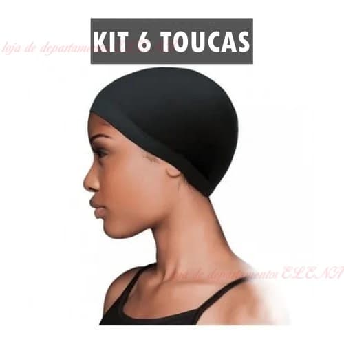 Kit 6 Touca Nero para Penteado Durar Mais Ao Dormir anti frizz Touca De Meia Peruca