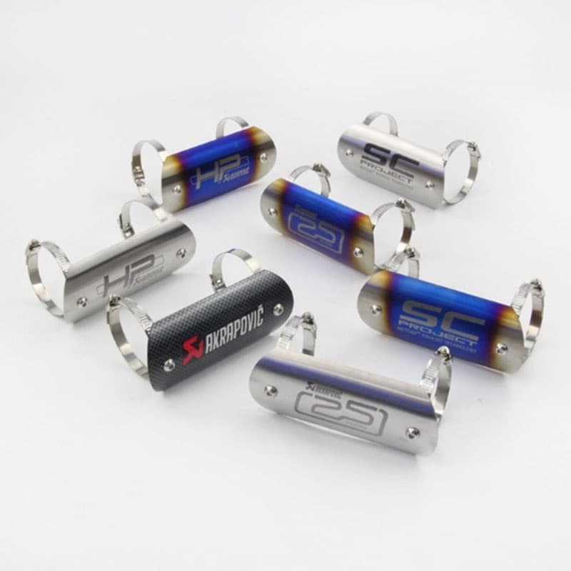 Tampa Da Do Tubo De Escape Motocicleta Escudo Térmico