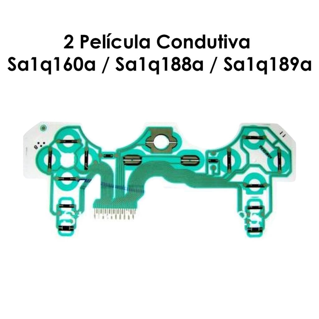 Kit 2 Película Placa Manta Condutiva Reparo PS3 Sa1q189a / Sa1q188a / Sa1q160a – Com furo
