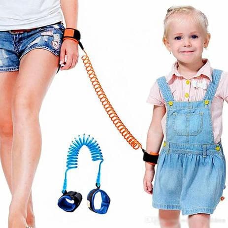 Pulseira Guia Infantil de Companhia 150 Cm Correia Ajustável de Pulso para Crianças Bebê Anti Perda Coleira