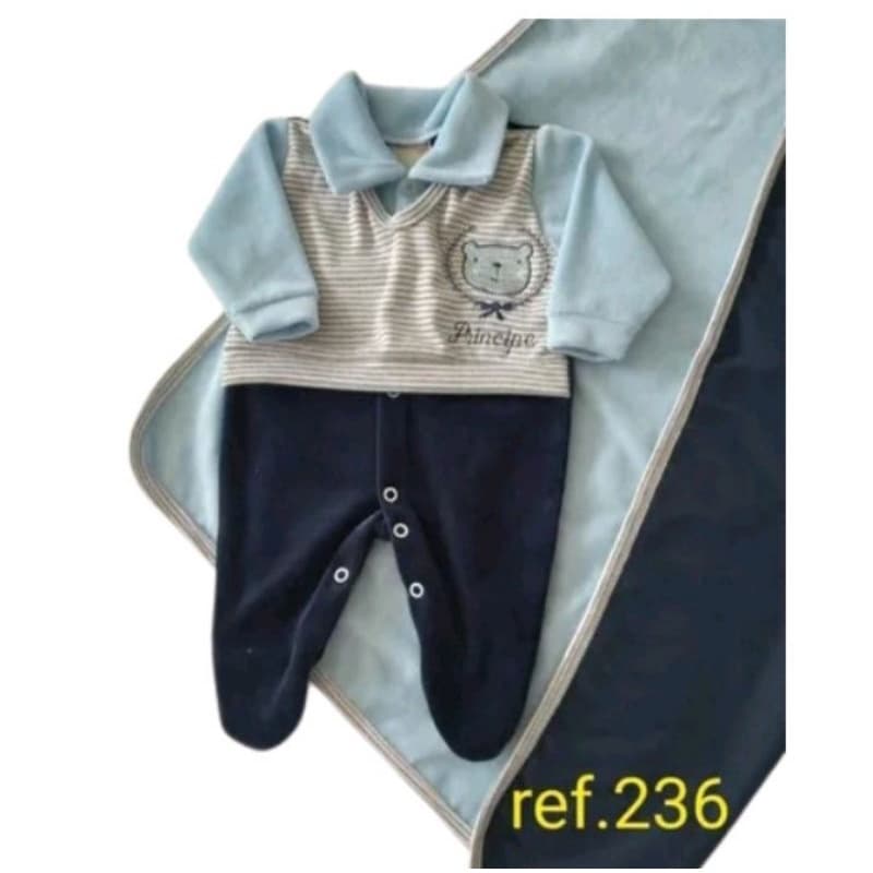 Saída de Maternidade Bebê Menino Luxo Queima de estoque