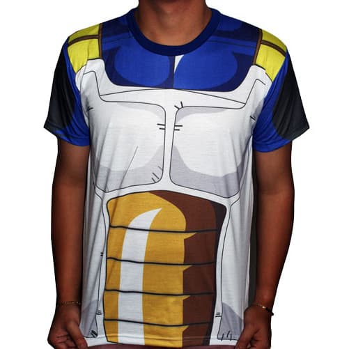 Camisa FULL Uniforme Sayajin Vegeta - Dragon Ball Z