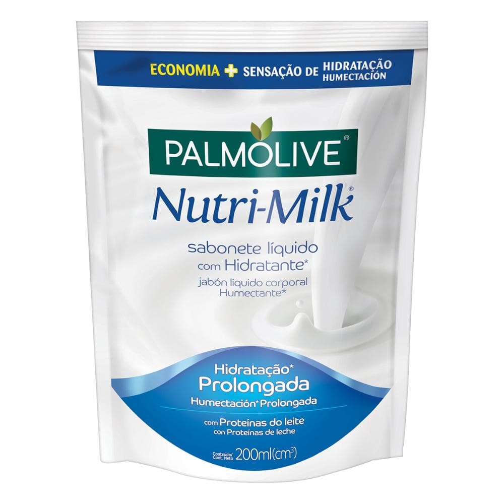 Sabonete Líquido Palmolive Nutri-Milk Hidratante Refil 200ml 