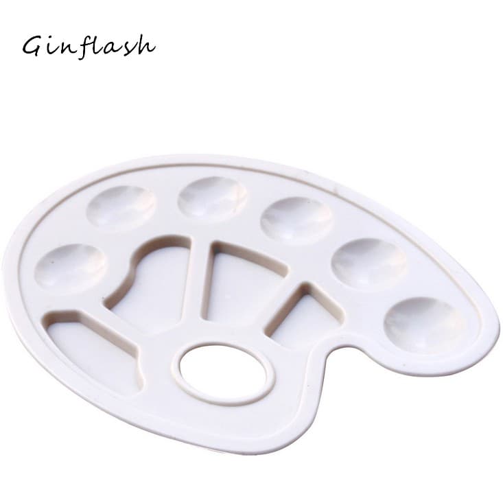 Paleta De Arte Em Aquarela Alternativos / Bandeja De Pintura / Artista / Fonte De Plástico Branco