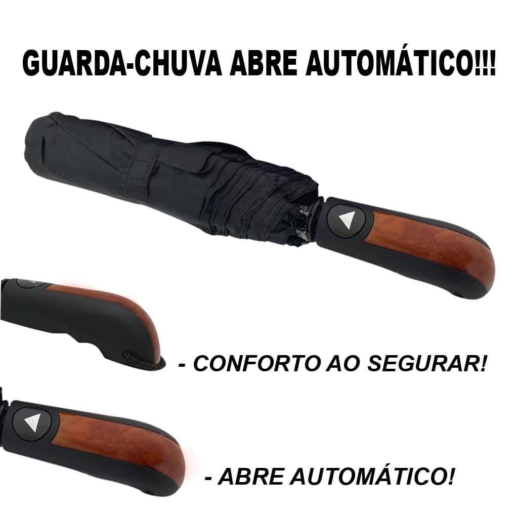 Guarda Chuva Automático Contra Vento