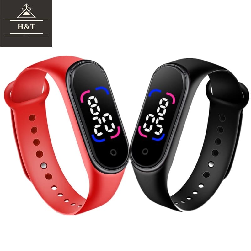 Relógio M6 digital led Esportivo A prova água m4 feminino masculino infantil Unissex