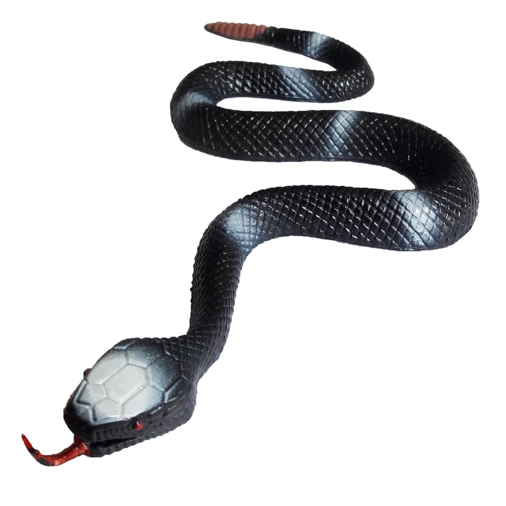 Cobra De Borracha de Brinquedo Realística Serpente Pegadinha Brinquedo Educativo