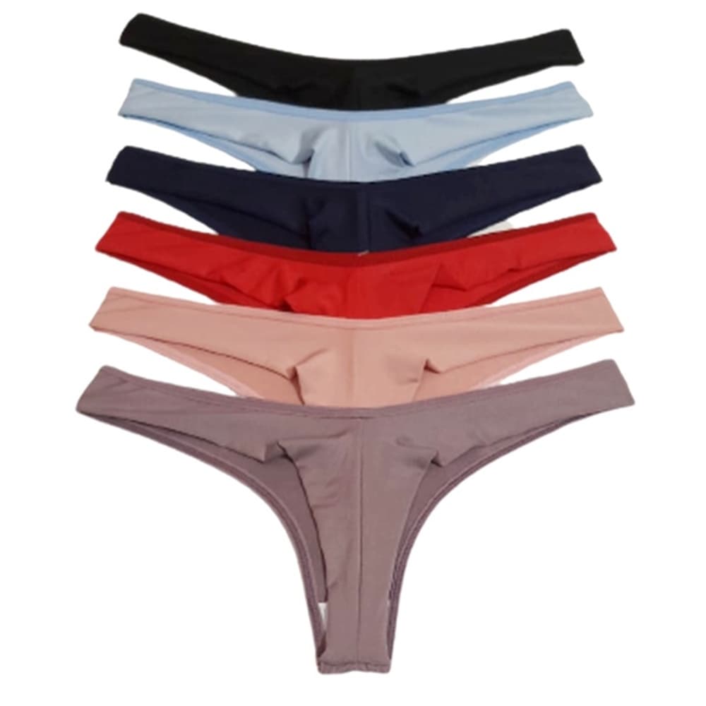 Kit 7 calcinhas fio duplo, roupas íntimas