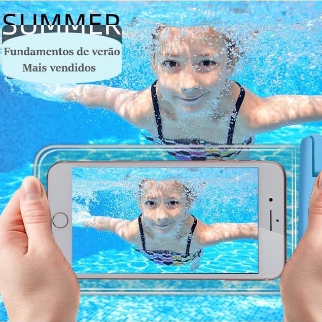 Capa a Prova d'Agua para Celular Impermeável Capinhas Capa De Celular Mergulhos Aquáticas Chuva