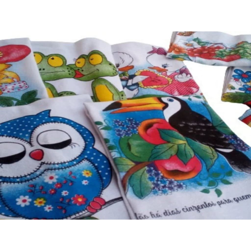 Kit 10 Panos De Prato Atacado A Pronta Entrega