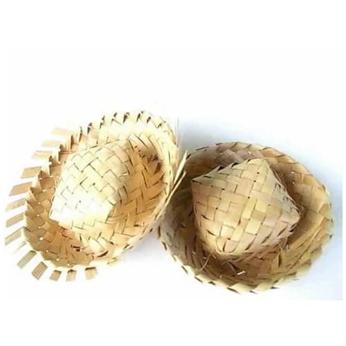 10 Mini Chapéu de Palha Miniatura Festa junina julina