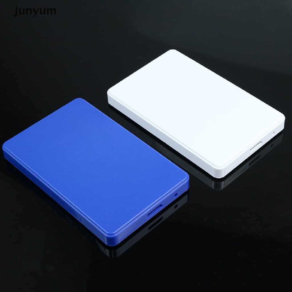 JUNYUM USB 2.5 Polegada Fechamento De Transmissão Externa SATA HDD Disko Rígido Recinto Caso Box .