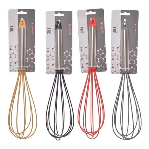 Batedor De Ovos Fuê De Silicone 30cm Grande