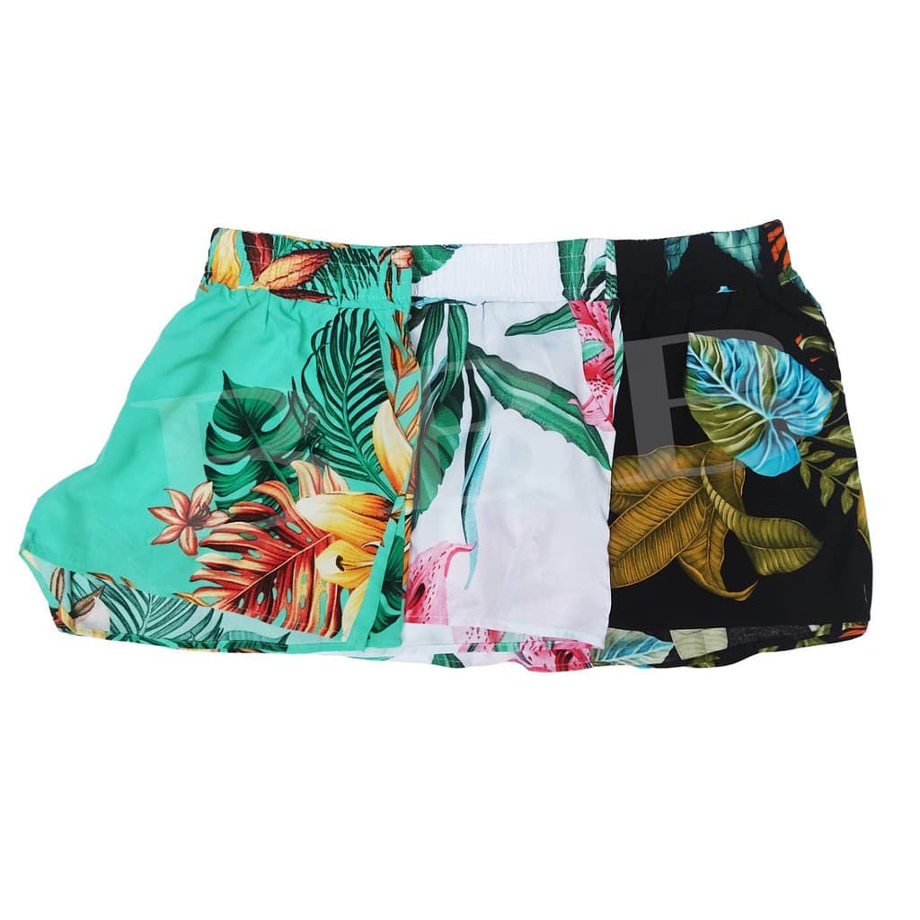 Kit 3 Shorts Feminino Viscose Malha Casual