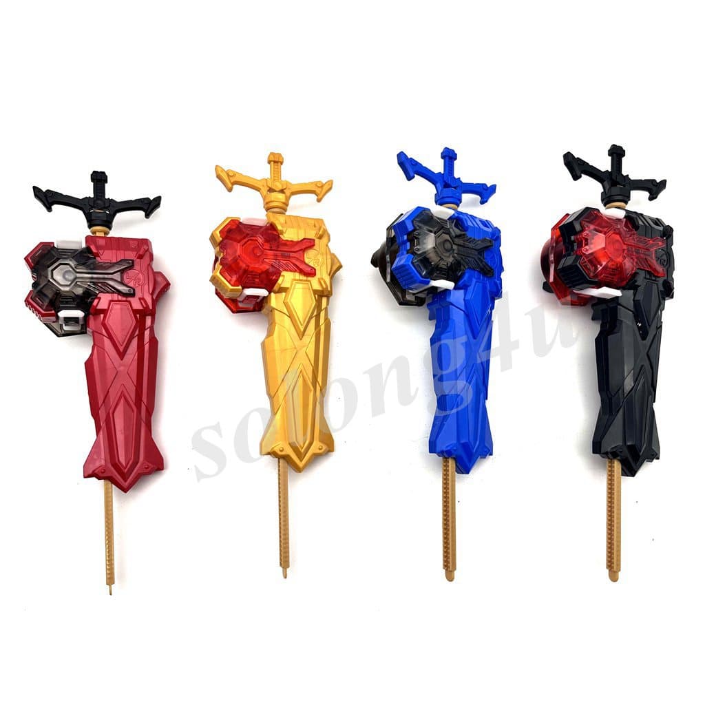 Solong4u Z B-200 Vermelho/Preto/Ouro/Azul Burst Spinning Tops LR Espada Xiphoid Xcalibur Launcher