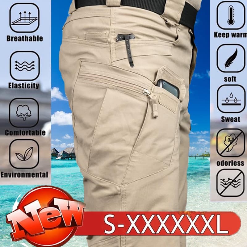 calça cargo Alta Qualidade Dos Homens Novos À Prova D'água Calças Táticas Do Exército Usuários Fora Esportes Caminhadas Compridas Camo