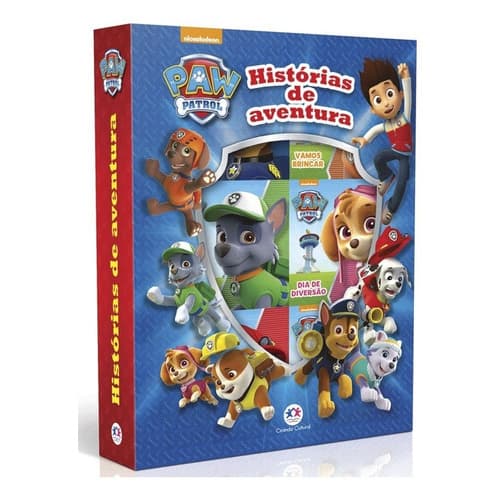 Box Com 6 Minilivros Patrulha Canina - Historias De Aventura