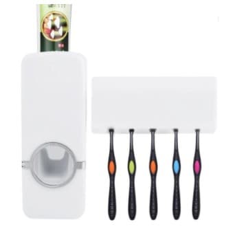 Aplicador de Pasta de dente com Suporte para escova