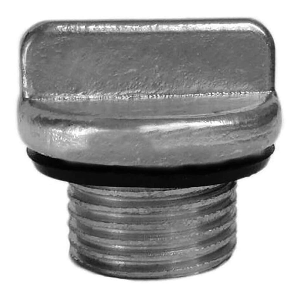 Bujão De Popa Em Alumínio Rosca 1" Para Barcos