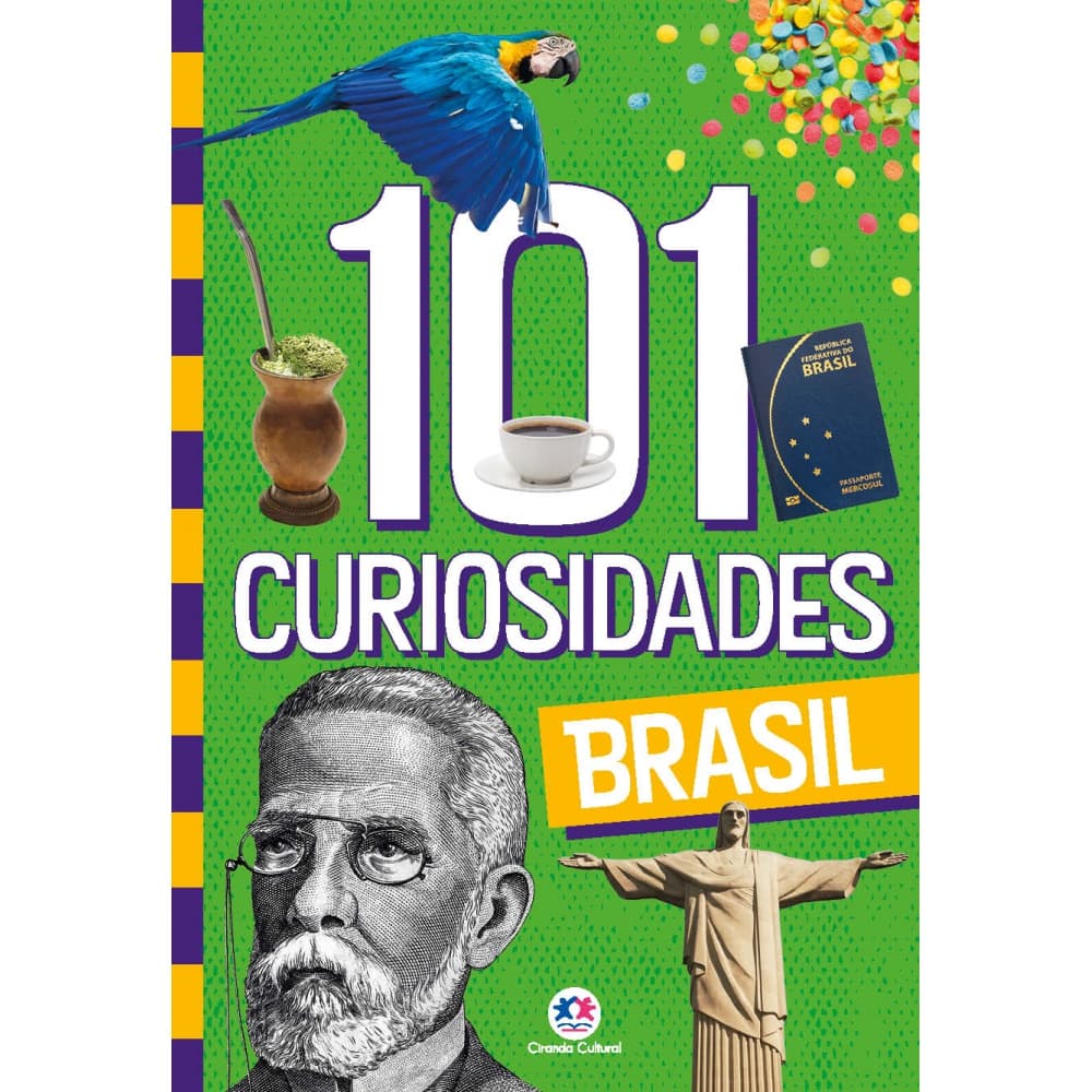 Livro - 101 curiosidades - Brasil - Capa comum - Ciranda Cultural