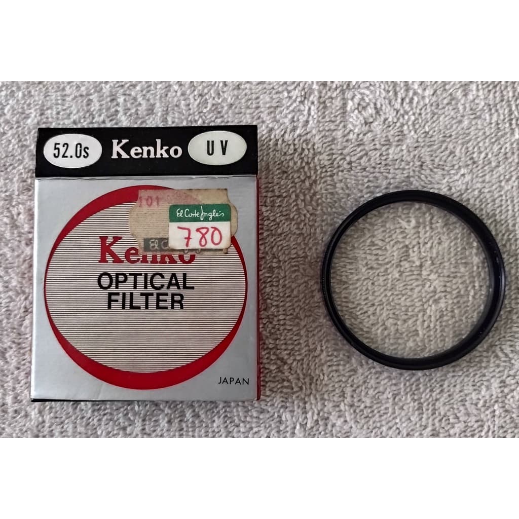 Filtro Ótico de UV para câmara 52 mm Kenko utilizado em fotografia