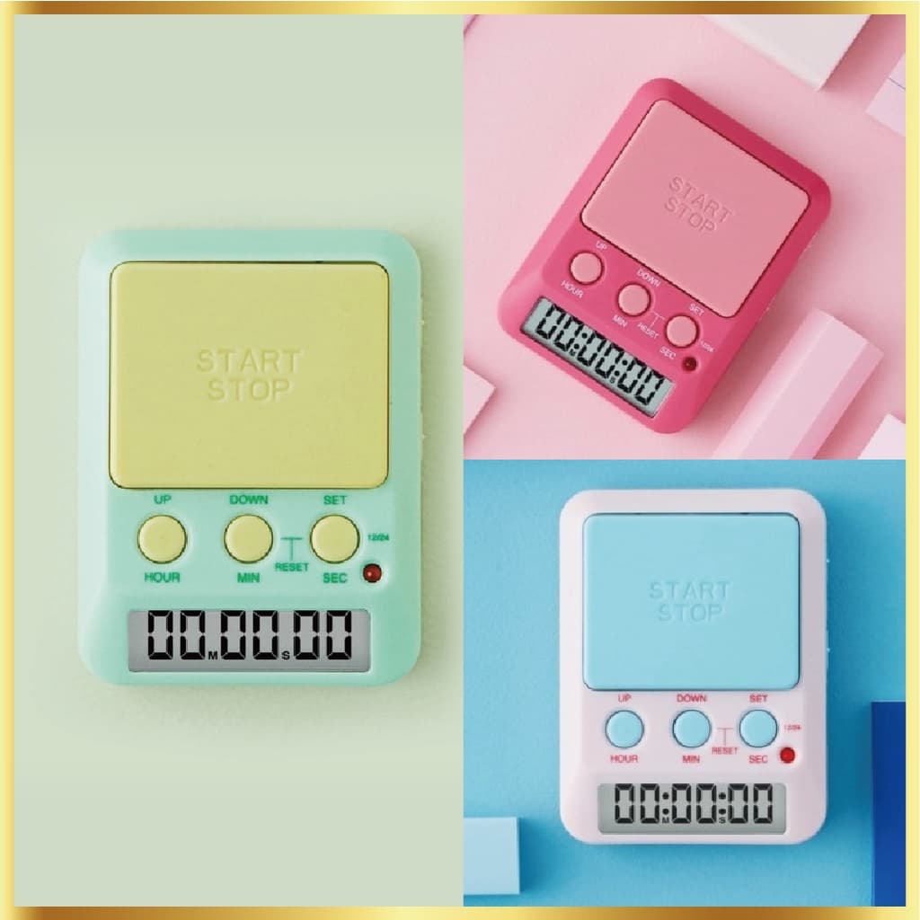DRETEC Study Timer Cronômetro T-580 Para Estudantes , Mini Relógio Digital LED Modo Silencioso