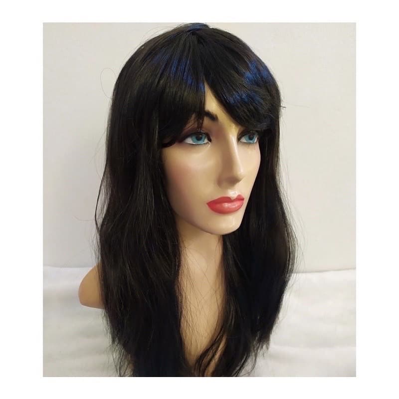 Peruca Longa enrolado /curto /Long Liso Fantasia Carnaval Festa decoração