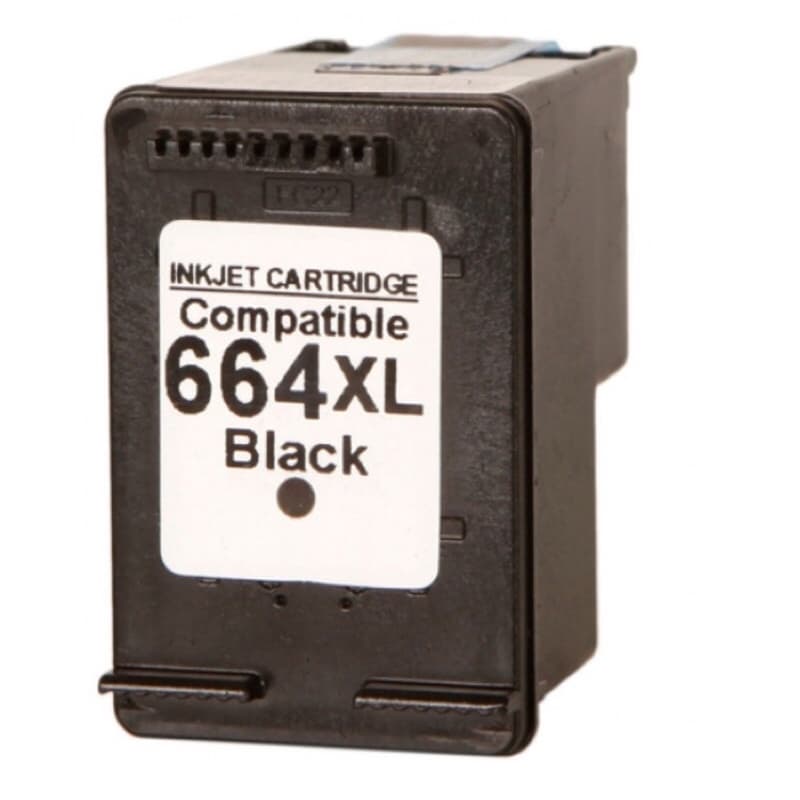 cartucho 664XL preto com 15 ml de tinta alta qualidade de impressão com super rendimento.
