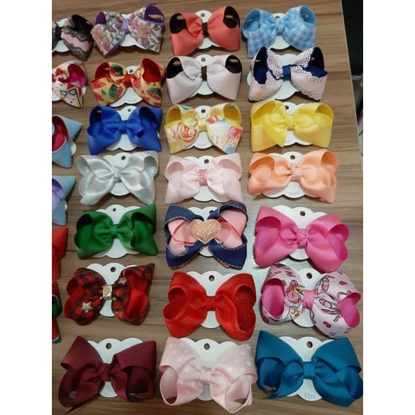 laços feminino vários modelos e cores tamanhos